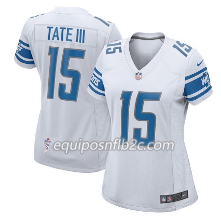 Camiseta Mujer NFL Detroit Lions Golden Tate 15 Nike Blanco 